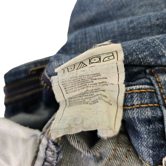 Qucksilver Kids Jeans Adjustable Waist Distressed Med Wash Unisex Boys Girls 4 - Picture 8 of 11